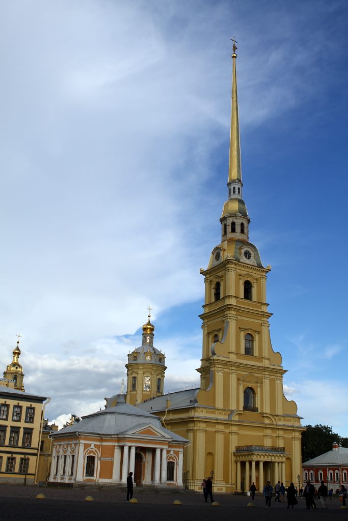 Igreja dos Santos, Fortaleza de São Paulo e São Pedro, St. Petersburgo, Rússia.