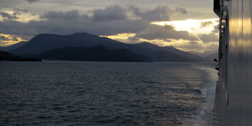 Balsa entre Picton (ilha sul) e Wellington (ilha norte) - Nova zelândia