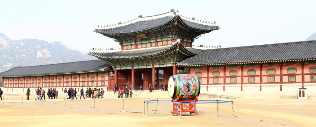 Palácio Gyeongbokgung. Seul, Coréia do Sul.
