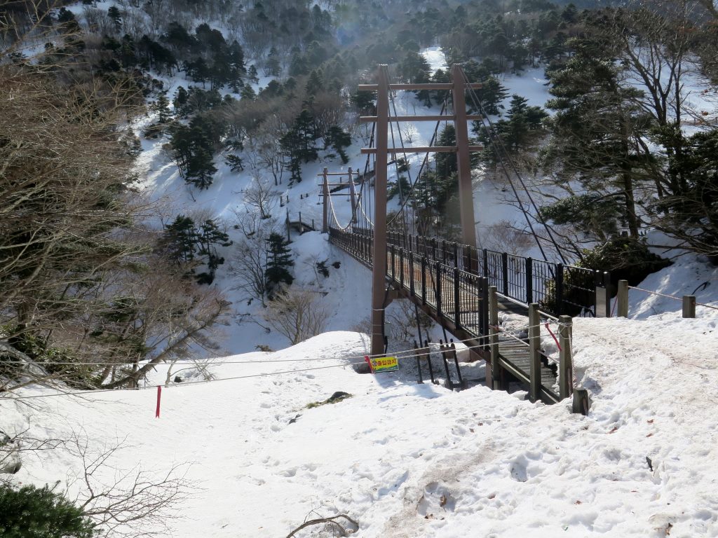 Trilha para o cume do Monte Halla - Jeju - Coréia do Sul.