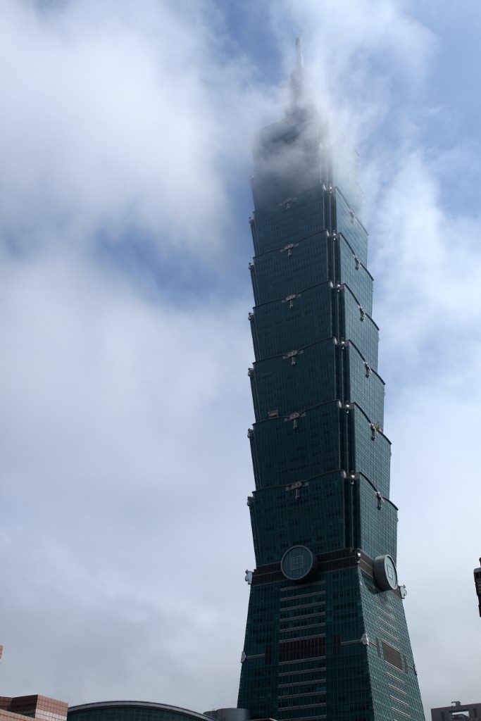 O moderno edifício Taipei 101. Taipei - Taiwan