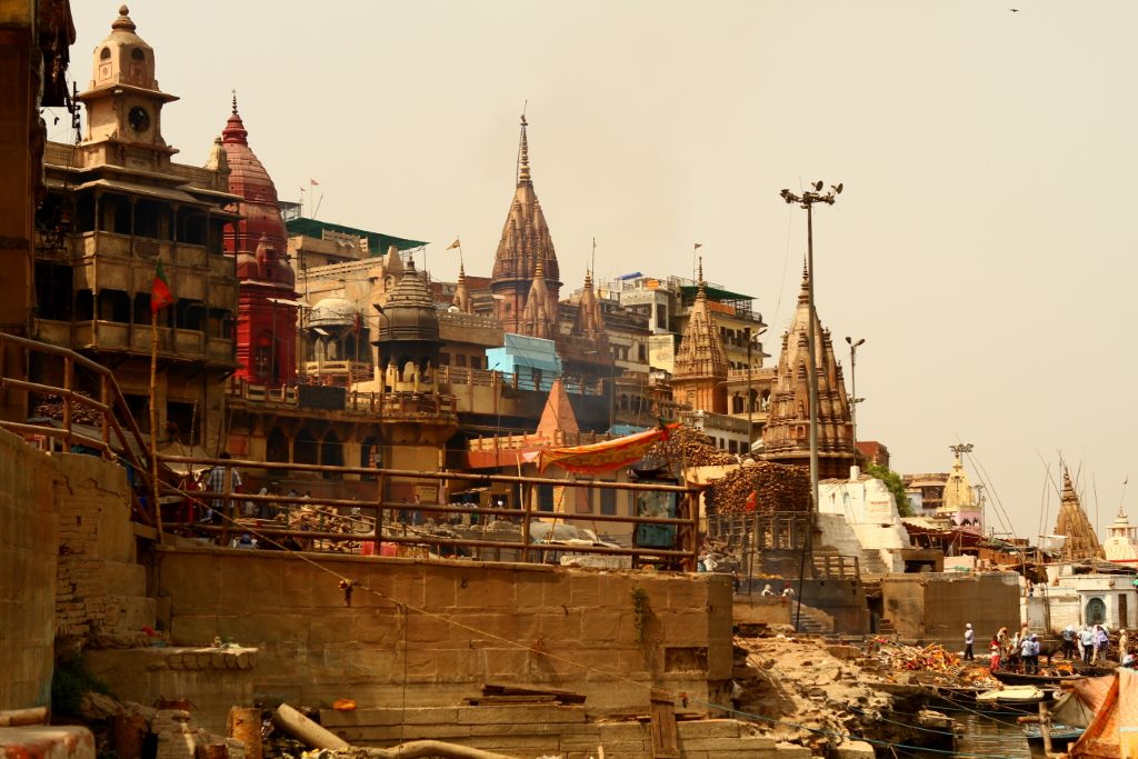 Templo das cremações em Varanasi, Índia