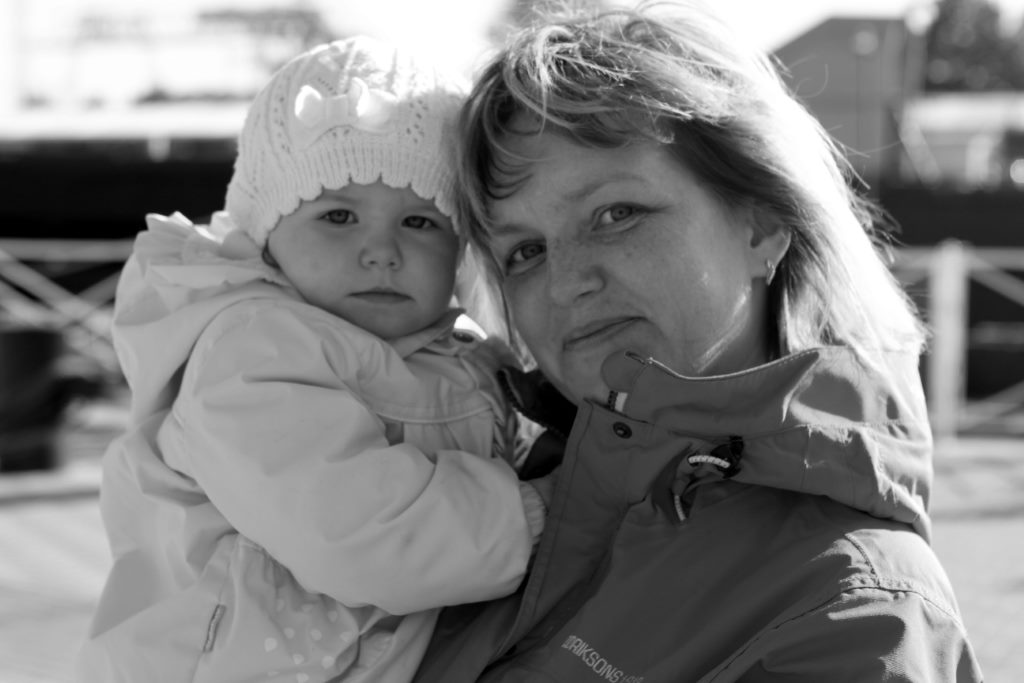 Lena e Marcha, família que me hospedou em Kaliningrado, Rússia